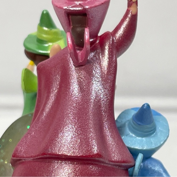 Disney Sleeping Beauty 3 Fairy Godmothers Cake Topper Flora Fauna Merryweather - Picture 6 of 10